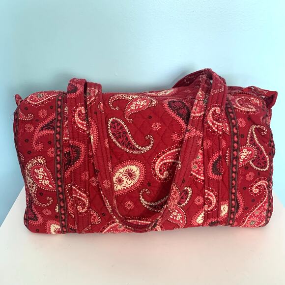 Vera Bradley Handbags - Vera Bradley Weekender Duffle Bag in Mesa Red